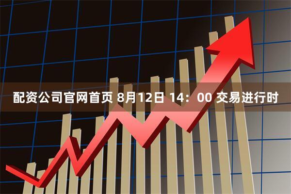 配资公司官网首页 8月12日 14：00 交易进行时